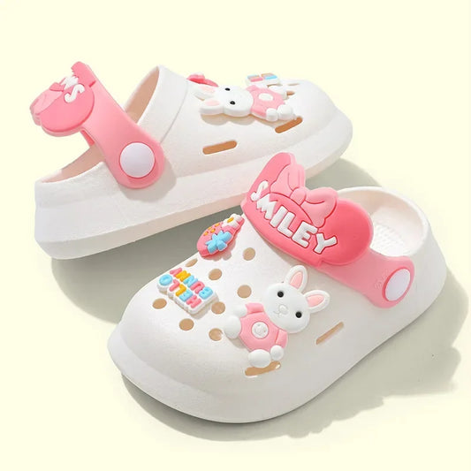 Slippers Baby Shoe Sandals Mules Breathable Boys Girls Sandals with Soft Sole for Indoor Outdoor Activities and Anti-Slip Design - TiniLoom