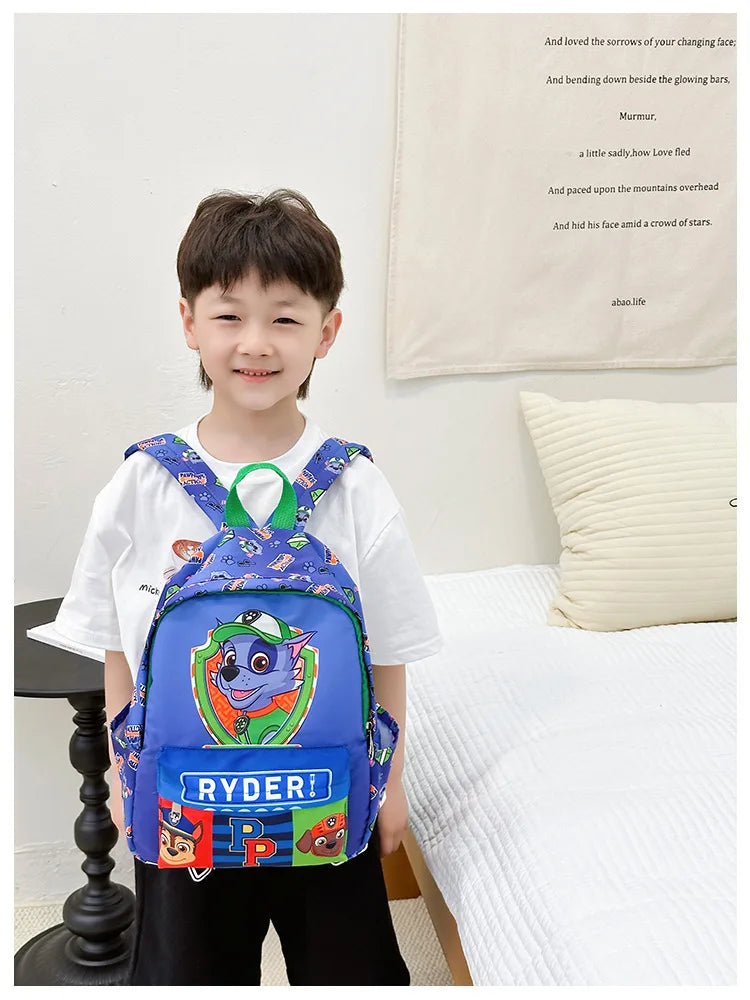 Original PAW Patrol Children School Bag Cute Dogs Fashion Boy Girl Backpack Kids Kindergarten Backpacks Chase Skye Baby Gift - TiniLoom