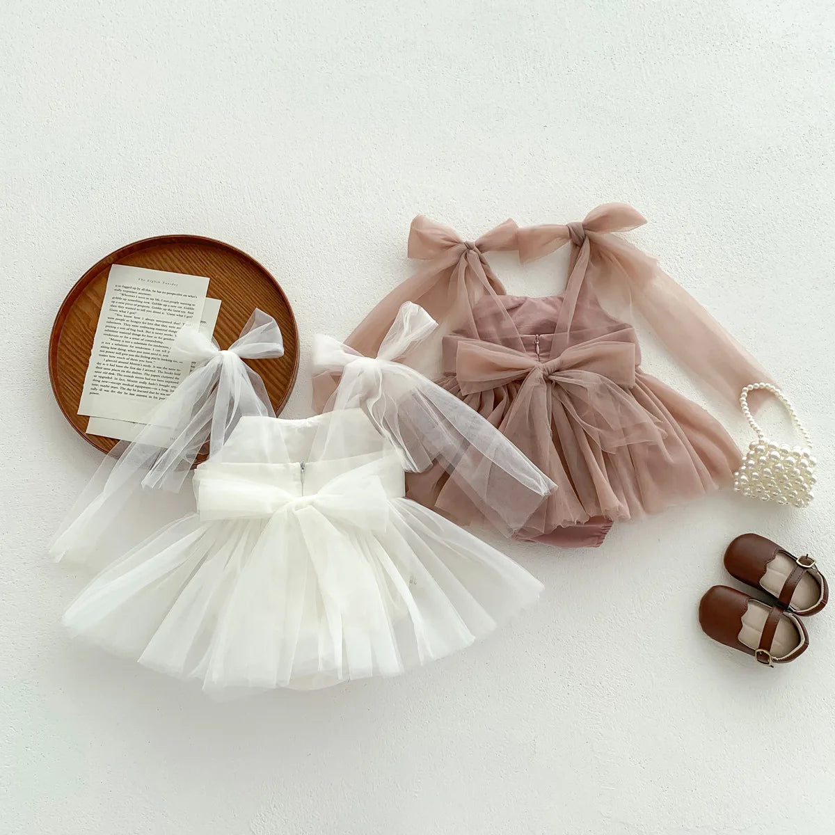 Summer Baby Romper Set Lace Polka Dots Toddler Princess Dress  Infant Girls Bodysuit Baby Onesies 0-24 M - TiniLoom