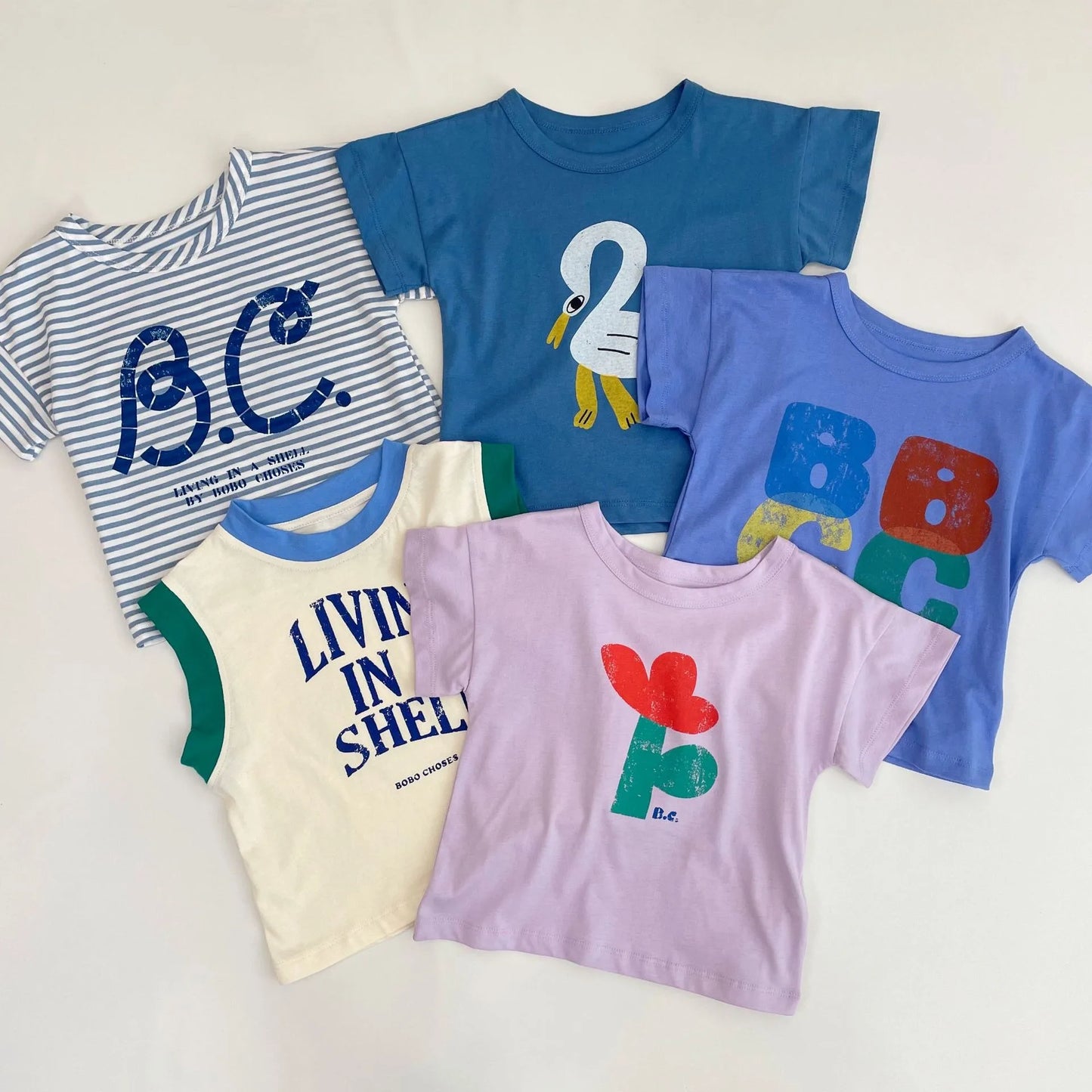 2025 Kid Clothes New Spring Sumemer Korean Baby Boys Girls Cotton Cartoon Short Sleeve T Shirts Children's Outerwear Clothings - TiniLoom