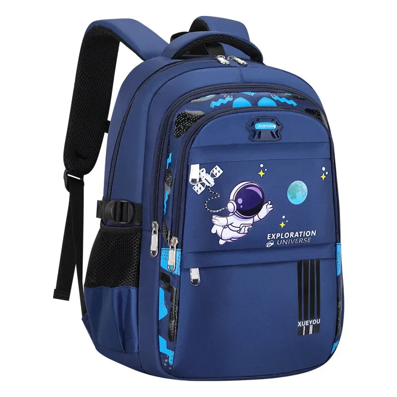 Kid Backpack 2-16Year Children School Bags for Boys Astronaut School Backpack Waterproof Primary Boy Book Bag Mochila Infantil - TiniLoom
