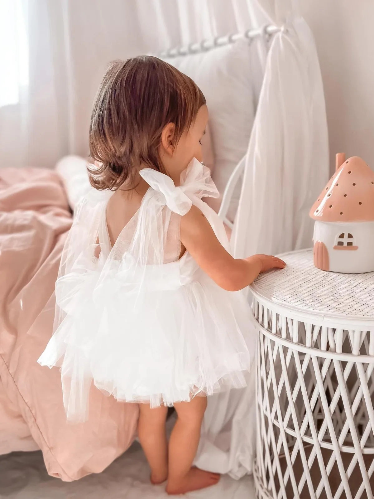 Summer Baby Romper Set Lace Polka Dots Toddler Princess Dress  Infant Girls Bodysuit Baby Onesies 0-24 M - TiniLoom