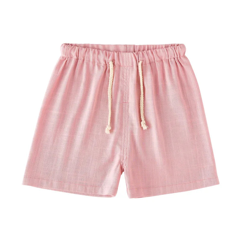 Children's Cotton And Linen Trousers Spring And Summer Thin Boys And Girls Linen Pant Baby Harem Pants WT620 - TiniLoom