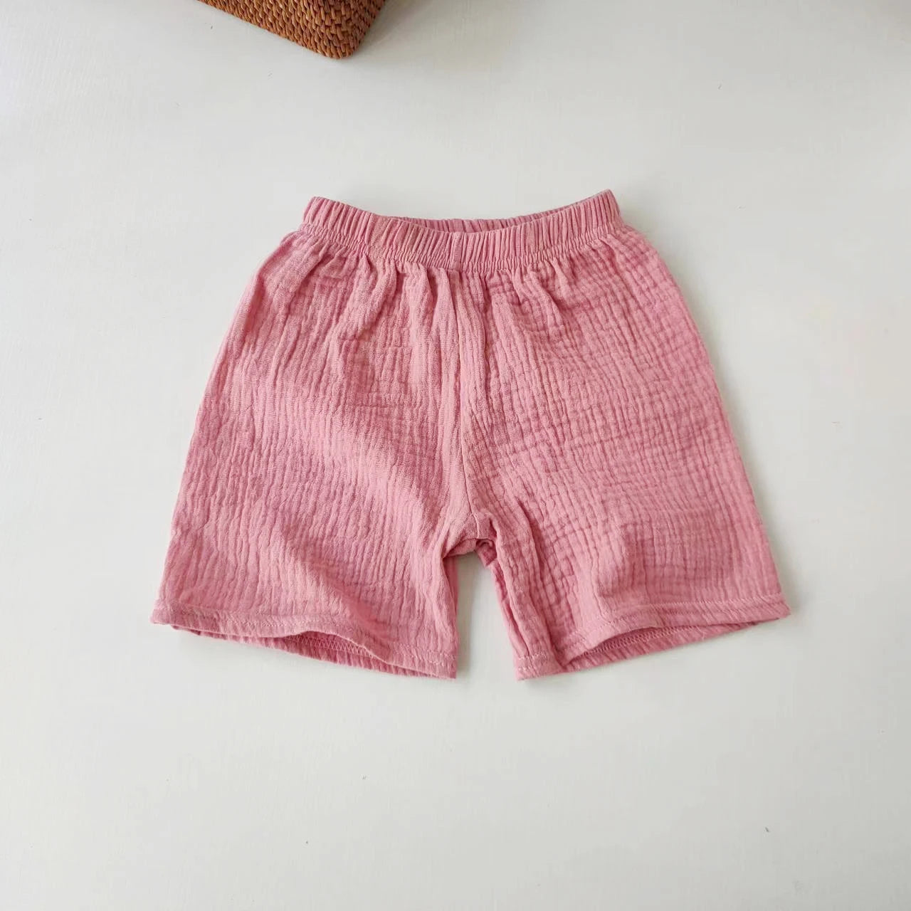 Children's Shorts Girls Boys Cotton Yarn Short Pants Summer Children's Girls Soft And Breathable Capris Baby Clothes - TiniLoom