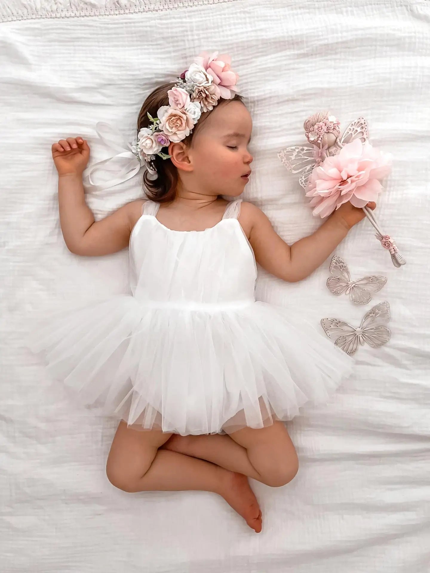 Summer Baby Romper Set Lace Polka Dots Toddler Princess Dress  Infant Girls Bodysuit Baby Onesies 0-24 M - TiniLoom