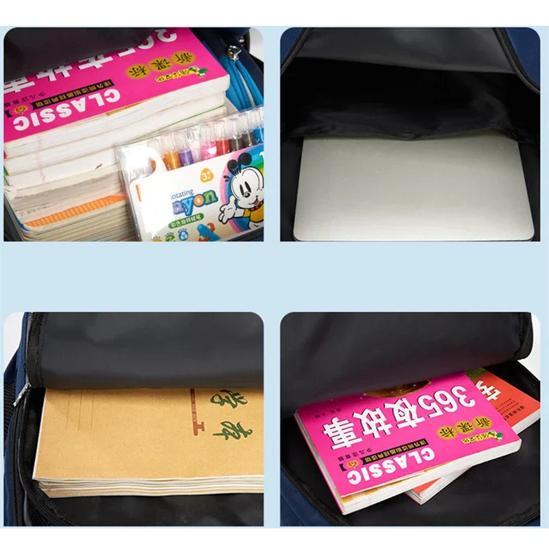 New Children School Bags Kids Backpack In Primary Schoolbag For Teenager Boys Waterproof Backpacks Book Bag - TiniLoom