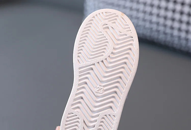 Children's Sneakers Kids Fashion Design White Non-slip Casual Shoes Boys Girls Hook Breathable Sneakers Toddler Outdoor Shoes - TiniLoom
