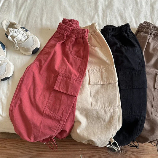 Kids Pants Girdle Overalls Baby Wide Leg Pants Girls Pants Teenage Girls Clothing Cargo Winter Clothes for Boys - TiniLoom