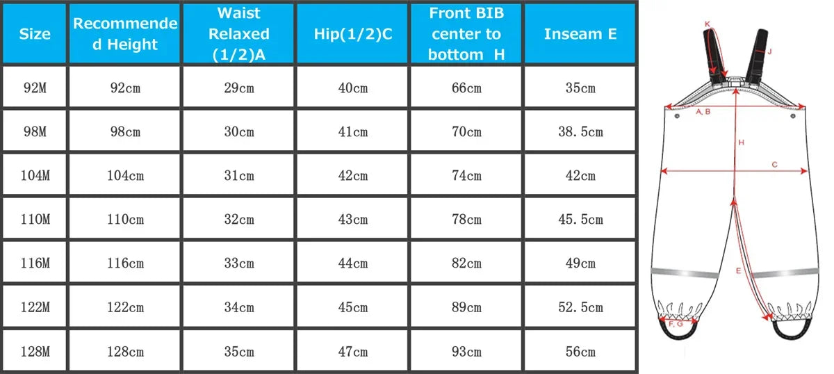 HONEYKING Children Waterproof Rain Pants Baby Jumpsuits Boys Girls Overalls Pants Fashion Kids Overalls - TiniLoom