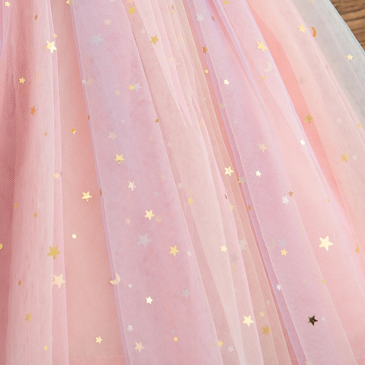 Baby Dresses Summer Colorful Sequins Mesh Baby Girl Dress Sweet Sling Girls Wedding Flower Girl Kid's Dress Baby Girl Clothes - TiniLoom