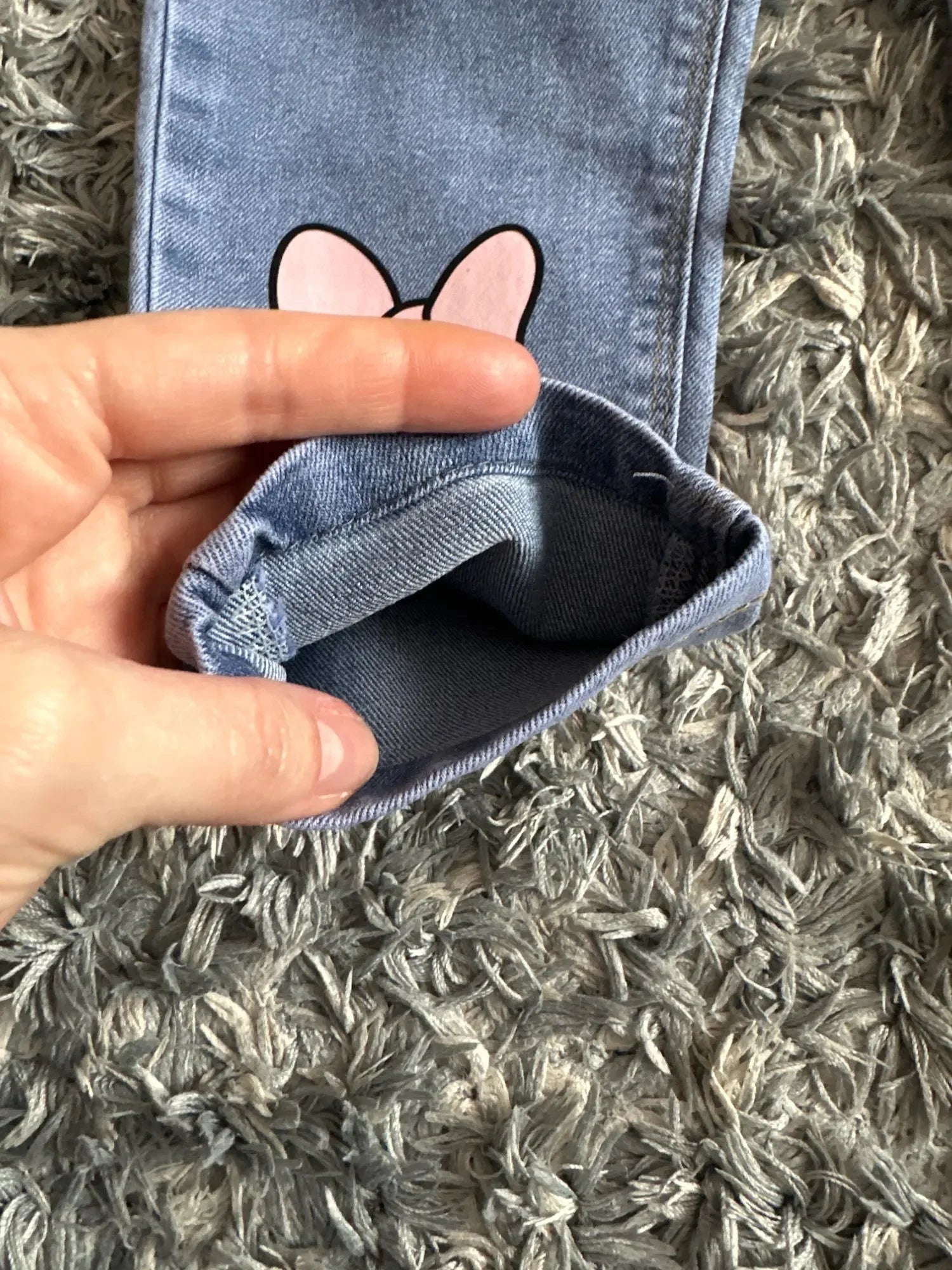 Kids Baby Girls Casual Clothes Jeans Pink Bow Trousers Toddler Infant Denim Clothing Pants Children Bottoms 1 2 3 4 5 6  Years - TiniLoom
