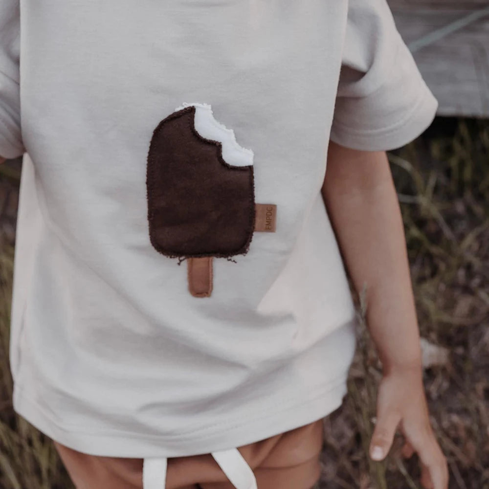 Toddler Kid Baby Boys Girls Clothes Summer Cotton T Shirt Short Sleeve Infant Top Cartoon Ice Cream Print Tee Childrens Tshirt - TiniLoom