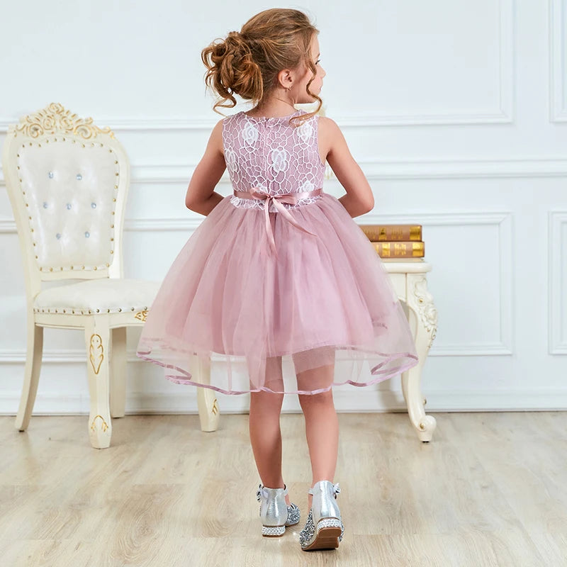 Baby Girls Dress Casual Costume Kids Dresses For Girls Flower Baby Dress Girl Party Little Princess Tutu Summer Dress Vestidos - TiniLoom