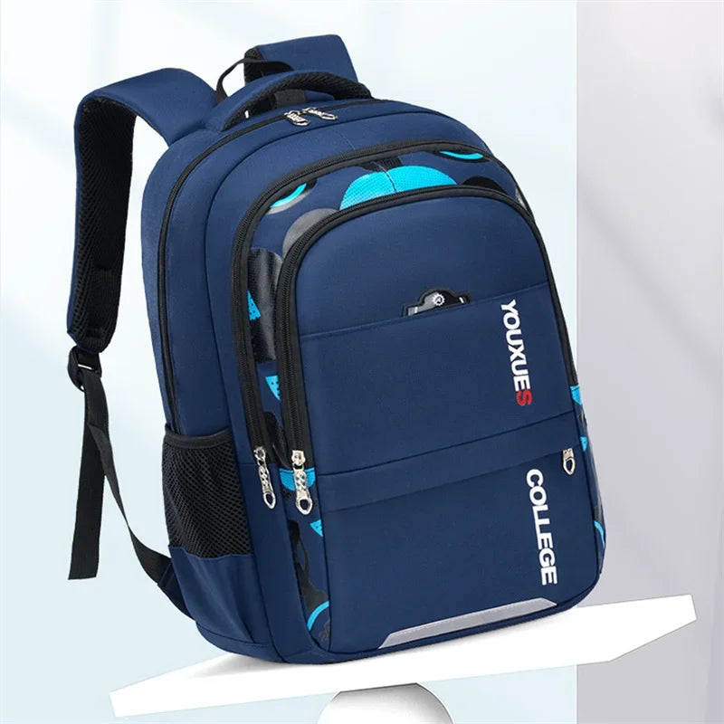 New Children School Bags Kids Backpack In Primary Schoolbag For Teenager Boys Waterproof Backpacks Book Bag - TiniLoom