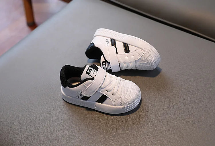 Kids Casual Shoes Sneakers Boys Sport Breathable Tennis Sneaker Baby Children Girls Shoes Spring Fashion White Flat Running Shoe - TiniLoom