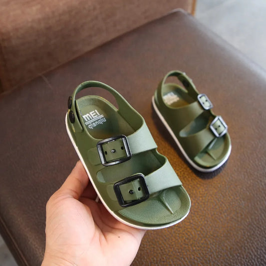 Kids Sandals Boys Girls Beach Shoes Soft Lightweight Closed-Toe Outdoor Children's Toddler Sandasl for Baby Shoes Summer - TiniLoom