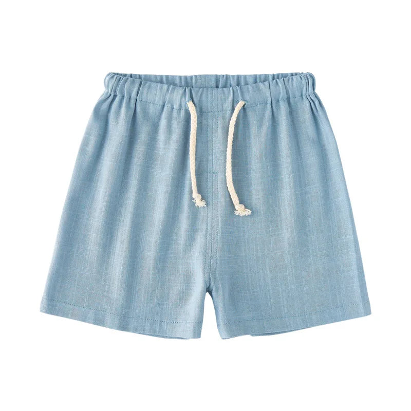 Children's Cotton And Linen Trousers Spring And Summer Thin Boys And Girls Linen Pant Baby Harem Pants WT620 - TiniLoom