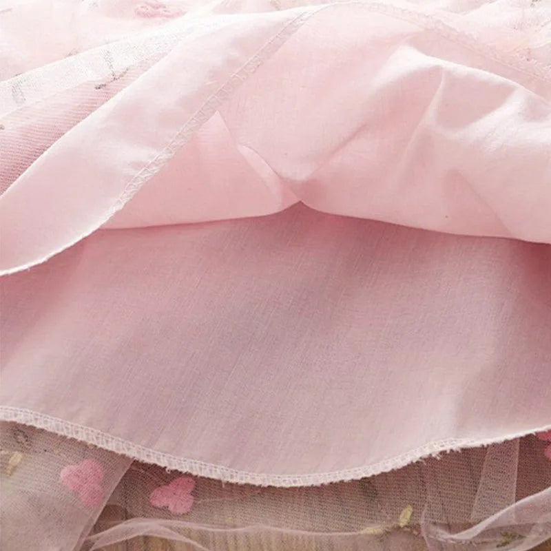 Summer New Floral Baby Girl Princess Dress, Wedding Party Children'S Clothing - TiniLoom