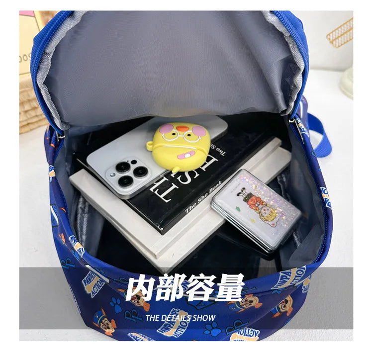 Original PAW Patrol Children School Bag Cute Dogs Fashion Boy Girl Backpack Kids Kindergarten Backpacks Chase Skye Baby Gift - TiniLoom