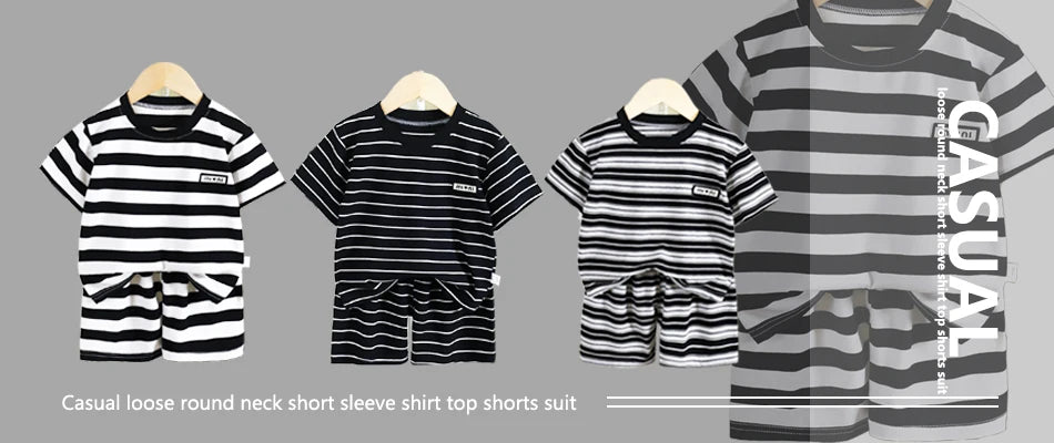 Korean version of childrens pajamas set silk satin long sleeve top+trousers two -piece male baby girl cartoon solid color set - TiniLoom