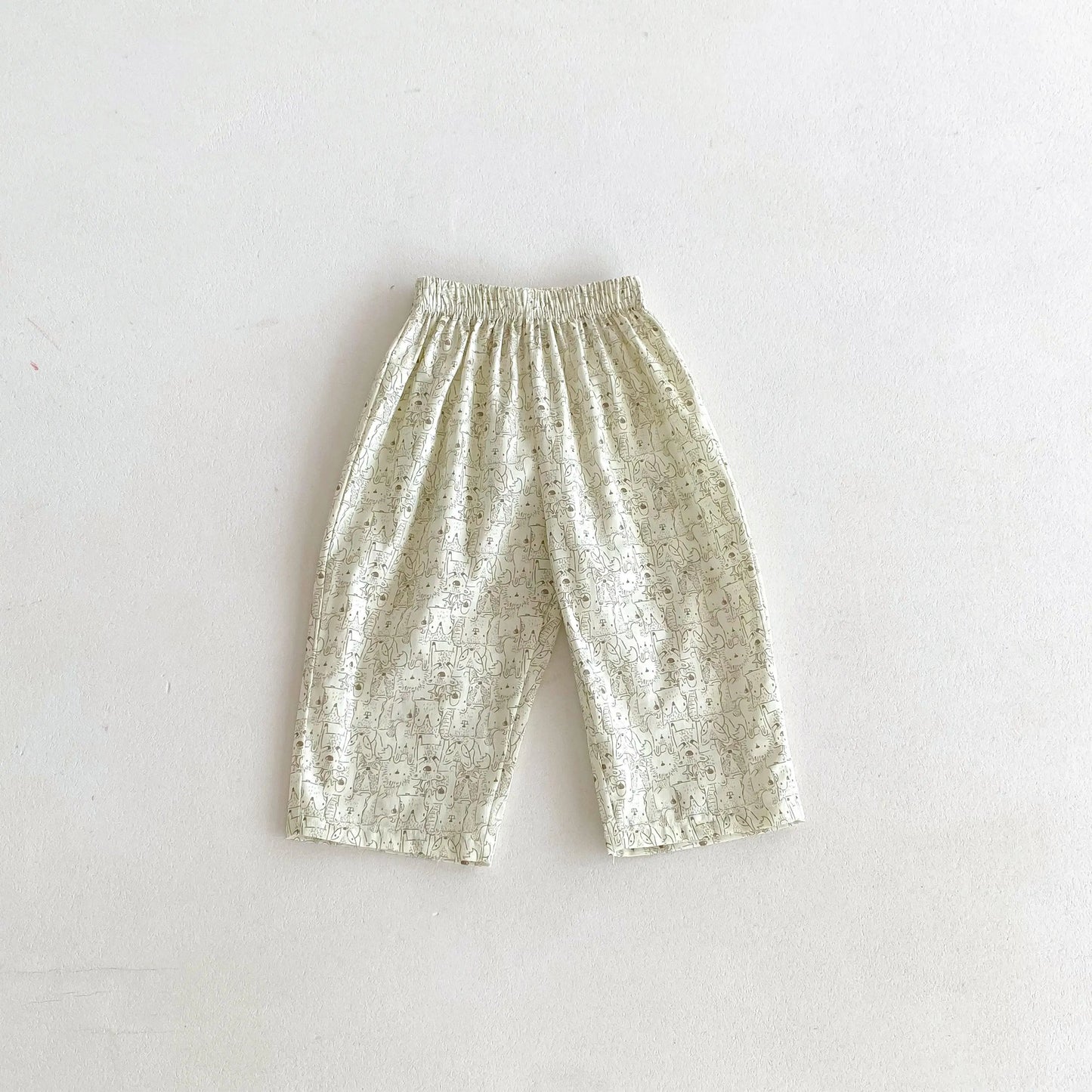 2024 New Children Trousers Plaid Printed Cartoon Fashion Baby Girls Boys Loose Casual Harem Pants Kids Pants Summer Clothes - TiniLoom