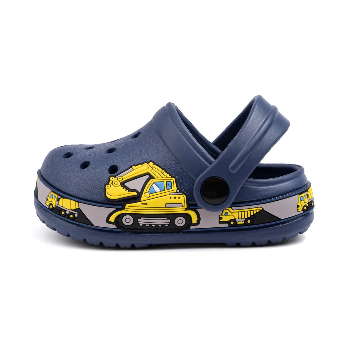 Toddler Girls Boys Flat Heel Sandals Cute Cartoons Unicorn Truck Dinosaur Hole Shoes Beach Water Sports Soft Anti-slip Sole Mule - TiniLoom