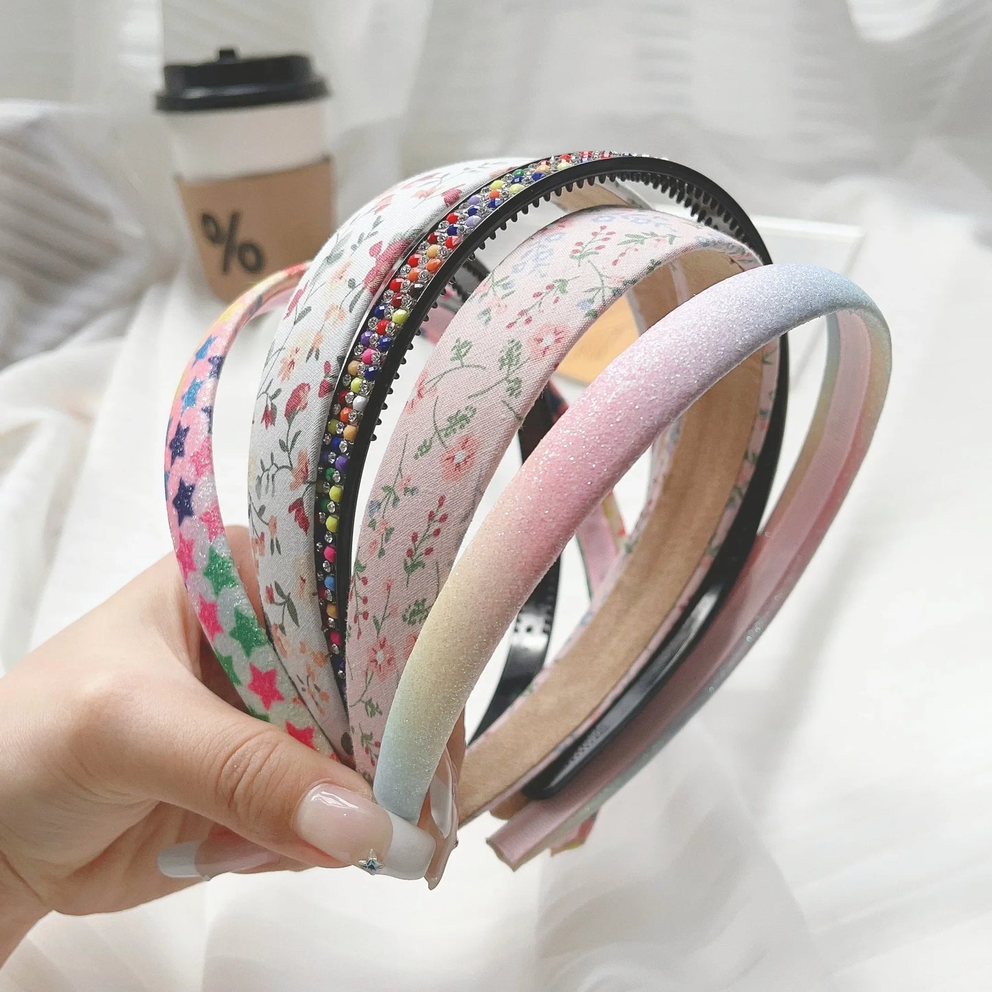 3Pcs/Set Women Girls Cloth Hair Bands Flower Pearl Headband Hairband Hair Hoop Female Fashion Hair Accessories Headwear Gifts