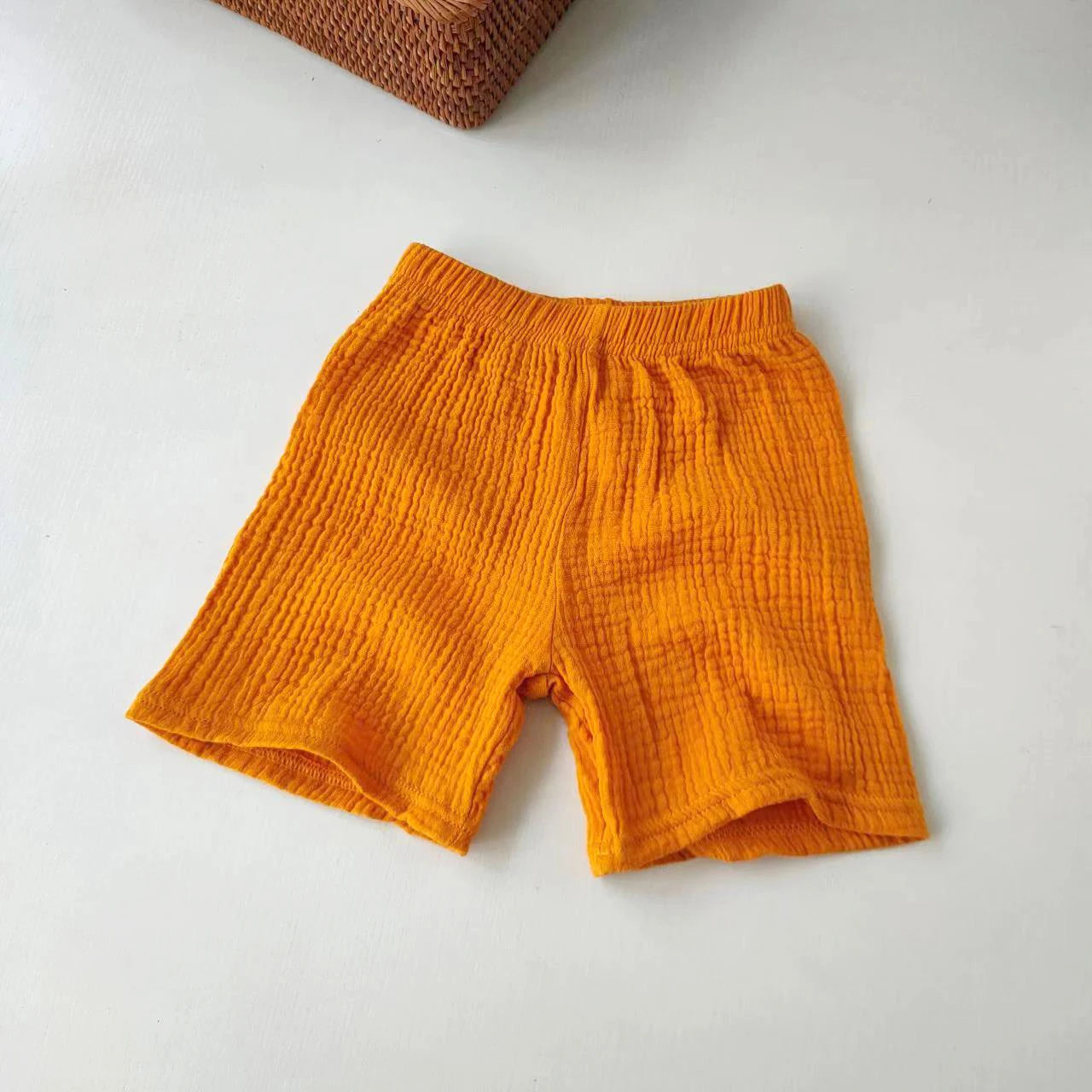 Children's Shorts Girls Boys Cotton Yarn Short Pants Summer Children's Girls Soft And Breathable Capris Baby Clothes - TiniLoom
