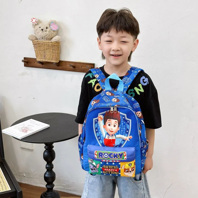 Original PAW Patrol Children School Bag Cute Dogs Fashion Boy Girl Backpack Kids Kindergarten Backpacks Chase Skye Baby Gift - TiniLoom