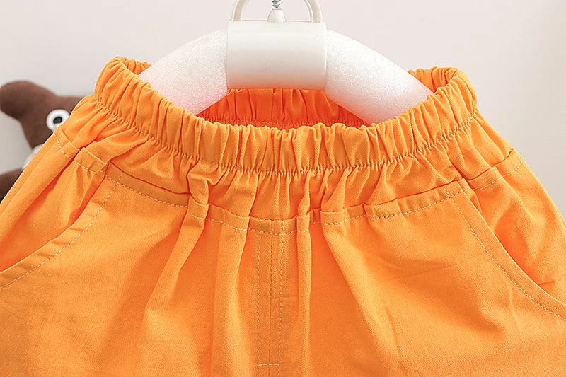 New Summer Baby Girls Clothes Suit Children Boys Vest+Shorts 2Pcs/Sets Kids Clothing Infant Boy Clothes Set Toddler Girl Clothes