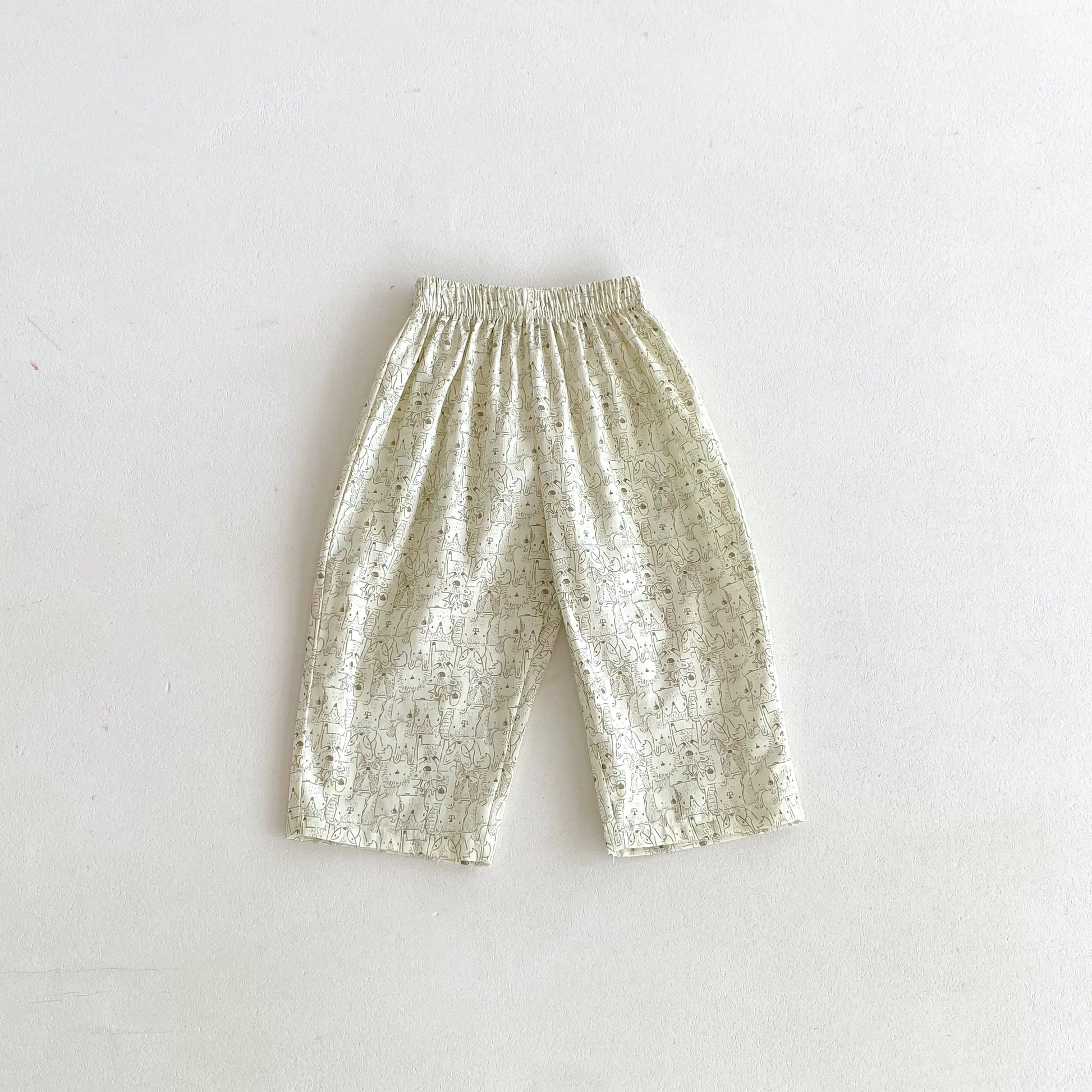 2024 New Children Trousers Plaid Printed Cartoon Fashion Baby Girls Boys Loose Casual Harem Pants Kids Pants Summer Clothes - TiniLoom