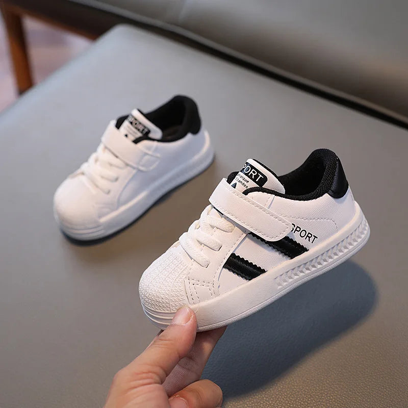 Kids Casual Shoes Sneakers Boys Sport Breathable Tennis Sneaker Baby Children Girls Shoes Spring Fashion White Flat Running Shoe - TiniLoom