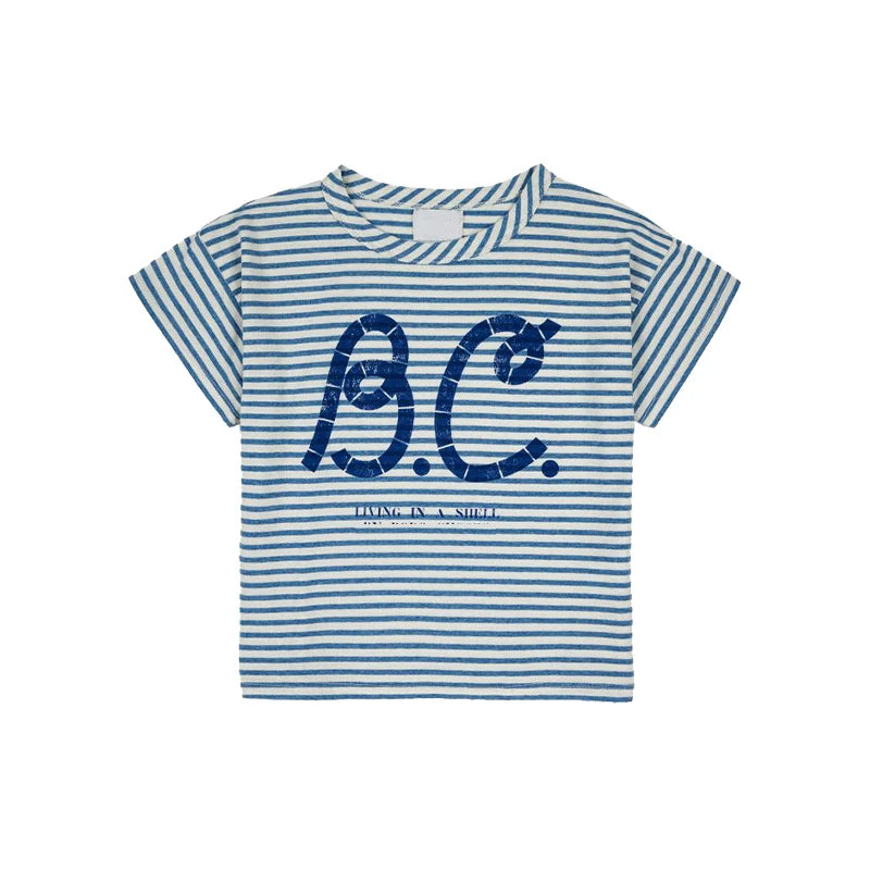 2025 Kid Clothes New Spring Sumemer Korean Baby Boys Girls Cotton Cartoon Short Sleeve T Shirts Children's Outerwear Clothings - TiniLoom