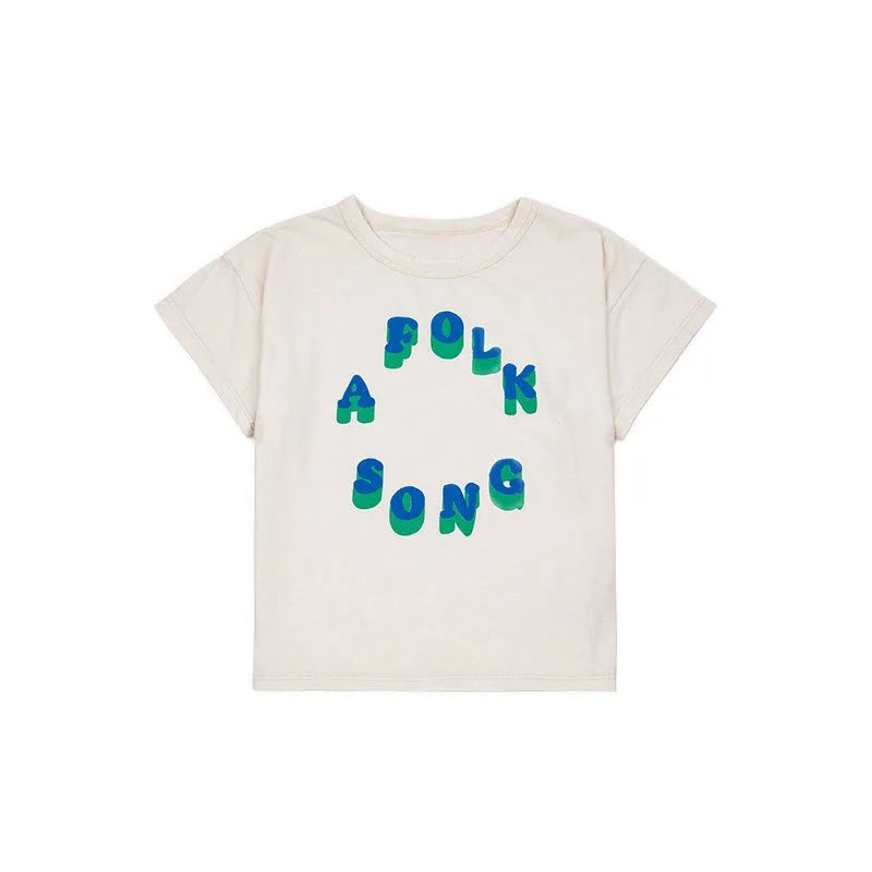 2025 Kid Clothes New Spring Sumemer Korean Baby Boys Girls Cotton Cartoon Short Sleeve T Shirts Children's Outerwear Clothings - TiniLoom
