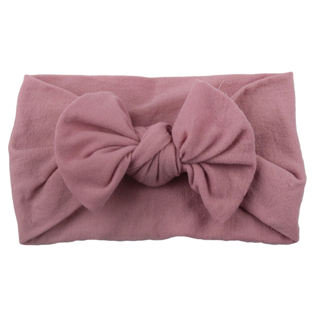 Baby Girl Headband Infant Hair Accessories Bows Newborn Headwear Rabbit Ear Elastic Gift Toddler Bandage Ribbon Soft Bowknot
