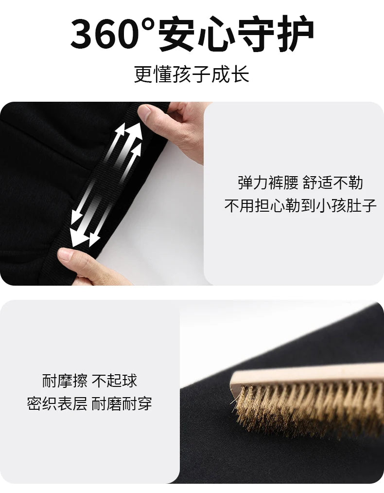 Kids Summer Cartoon Shorts 3-14Years Children Cotton Elastic Waist Knee Length Pants Gray School Student Boys Short Sweatpants - TiniLoom