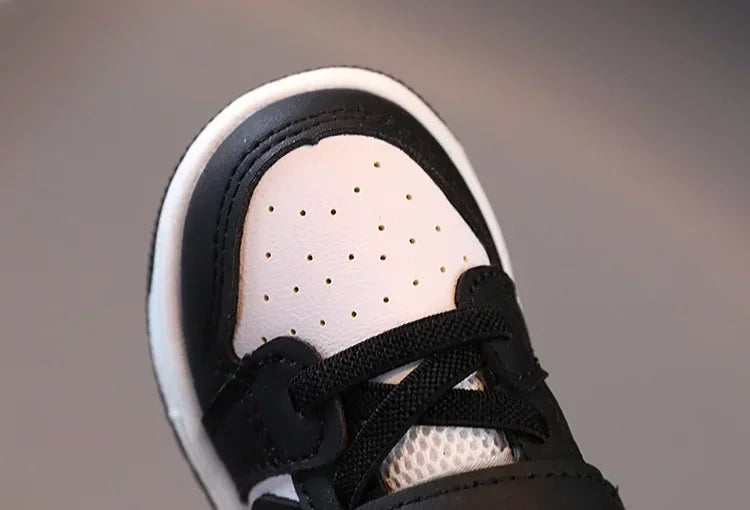 2025 New Toddler Baby Kids Fashion Design Walking Shoes Sneakers White Non-slip Casual Shoes Boys Breathable Outdoor Board Shoes - TiniLoom
