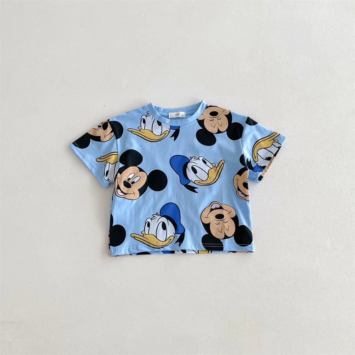Mickey Kids Clothing Tees Summer Printed Cartoon Fashion Short Sleeve Boys T-shirt Popular Design Children's T Shirts Crewneck - TiniLoom