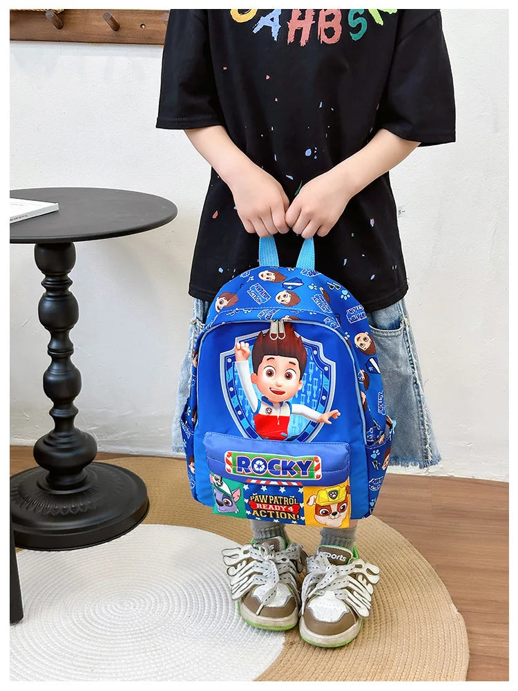 Original PAW Patrol Children School Bag Cute Dogs Fashion Boy Girl Backpack Kids Kindergarten Backpacks Chase Skye Baby Gift - TiniLoom