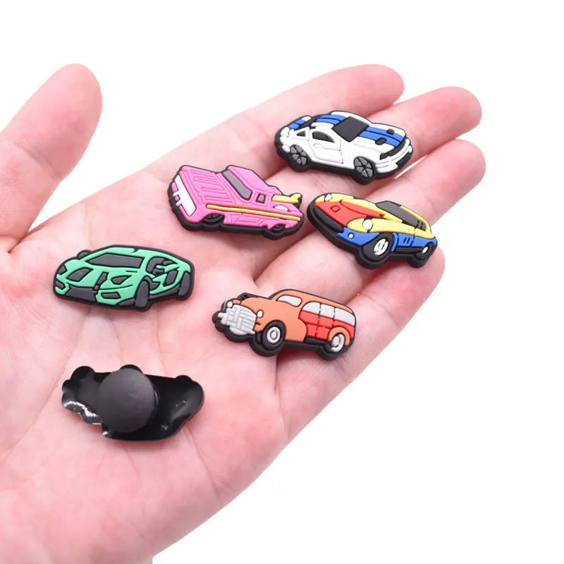 Car Shoe Charms for Crocs Accessorie Car Decorations Boys Girls Kids Women Teens Christmas Gifts Birthday Party Favors Pins - TiniLoom