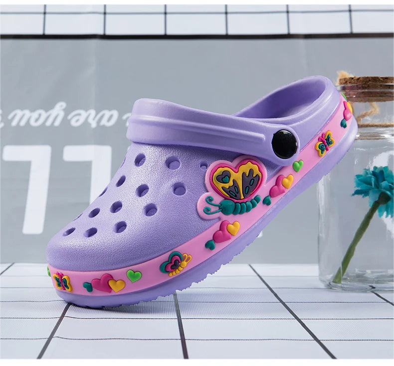 Cute New Animal Baby Boys Slippers Summer Kids Cartoon Sandals Toddler Beach Shoes Girls Cute Slides Children Slippers - TiniLoom
