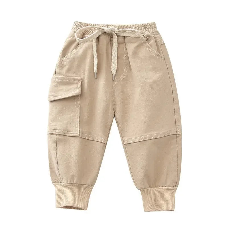 New Cargo Pants for 2-6 Years Old Solid Boys Casual Sport Pants Enfant Garcon Kids Children Trousers 2-8Years Clothes - TiniLoom