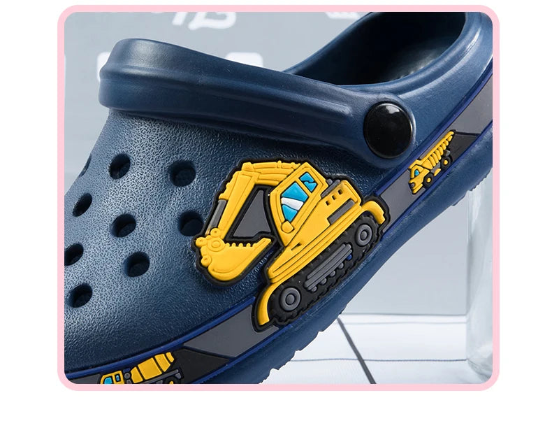 Cute New Animal Baby Boys Slippers Summer Kids Cartoon Sandals Toddler Beach Shoes Girls Cute Slides Children Slippers - TiniLoom
