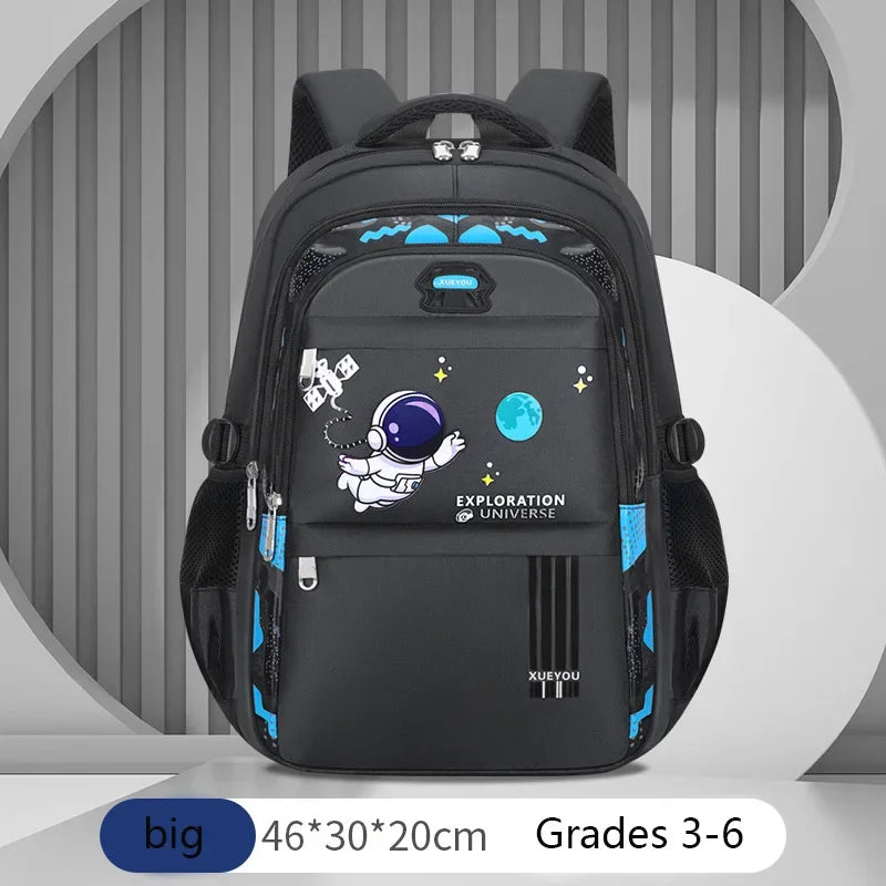 Kid Backpack 2-16Year Children School Bags for Boys Astronaut School Backpack Waterproof Primary Boy Book Bag Mochila Infantil - TiniLoom