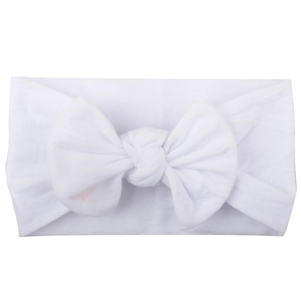 Baby Girl Headband Infant Hair Accessories Bows Newborn Headwear Rabbit Ear Elastic Gift Toddler Bandage Ribbon Soft Bowknot