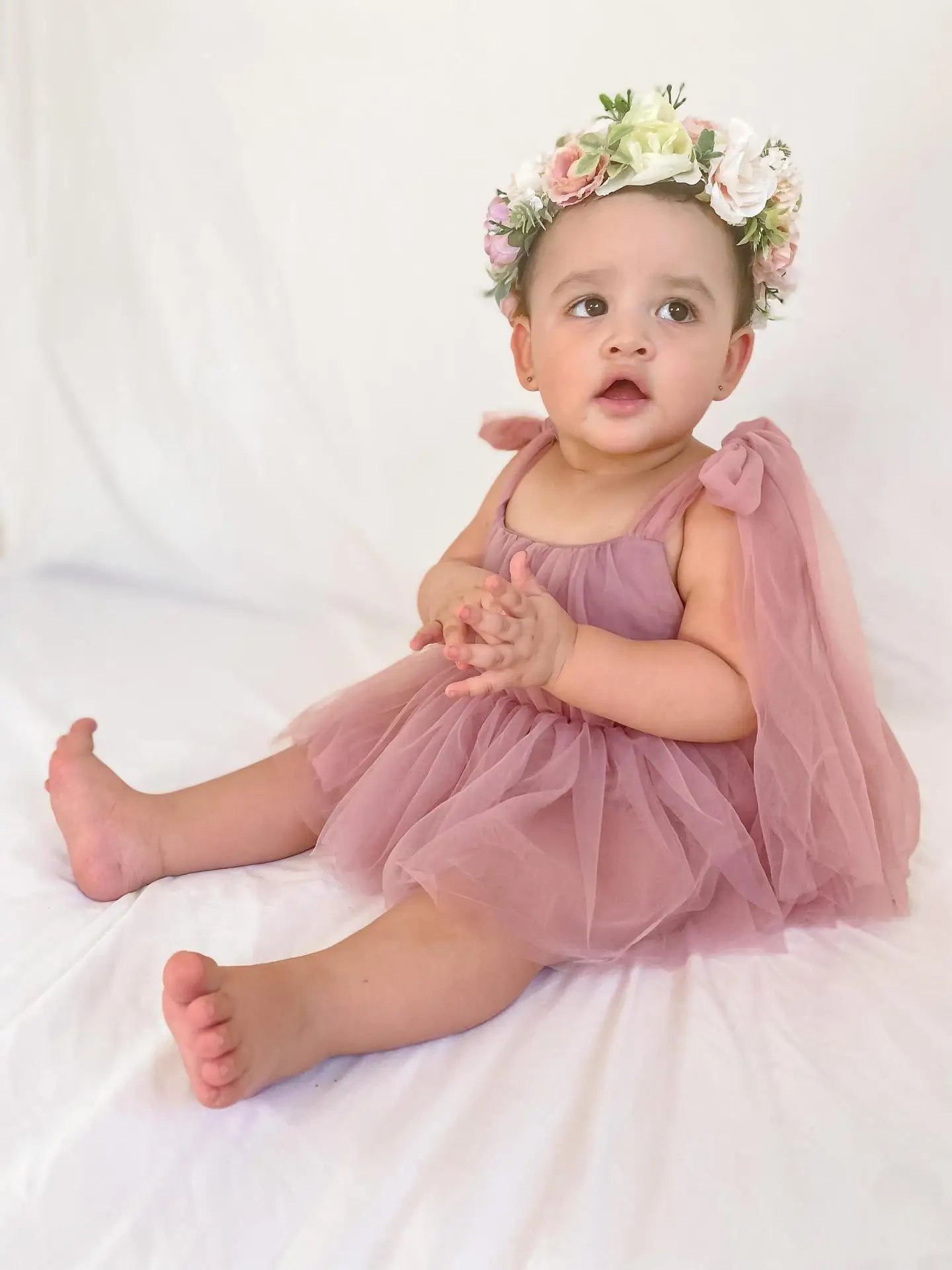 Summer Baby Romper Set Lace Polka Dots Toddler Princess Dress  Infant Girls Bodysuit Baby Onesies 0-24 M - TiniLoom