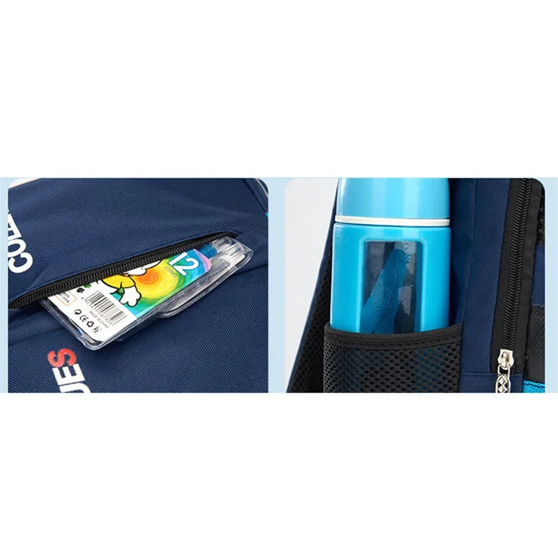 New Children School Bags Kids Backpack In Primary Schoolbag For Teenager Boys Waterproof Backpacks Book Bag - TiniLoom
