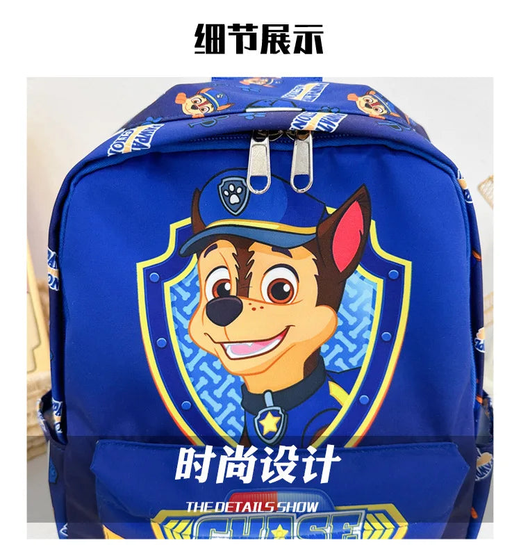 Original PAW Patrol Children School Bag Cute Dogs Fashion Boy Girl Backpack Kids Kindergarten Backpacks Chase Skye Baby Gift - TiniLoom