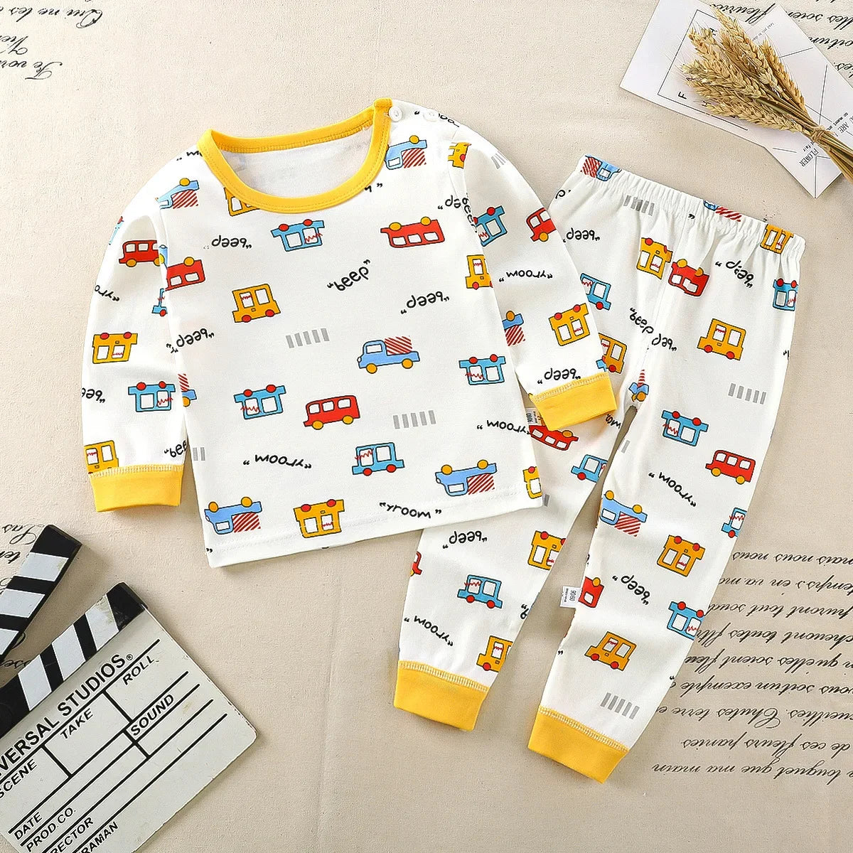 Kids Clothes Children Sets Children's Clothing Boys Girls CottonAutumn winter Clothing Pants Sleepwear Underwear Christmas Gift - TiniLoom
