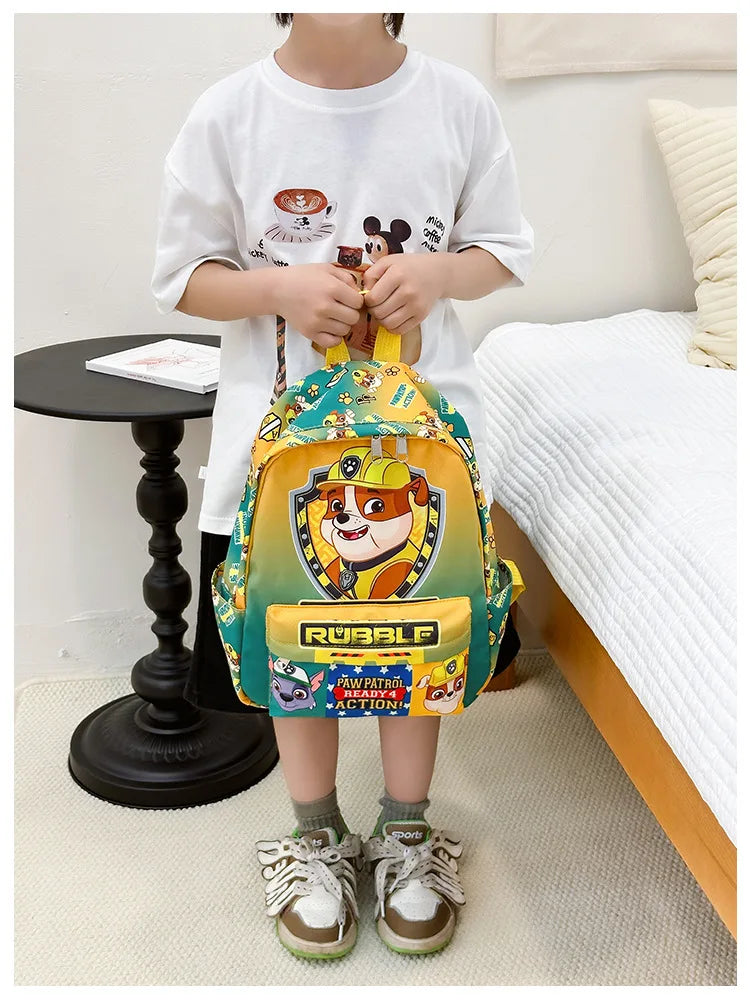 Original PAW Patrol Children School Bag Cute Dogs Fashion Boy Girl Backpack Kids Kindergarten Backpacks Chase Skye Baby Gift - TiniLoom